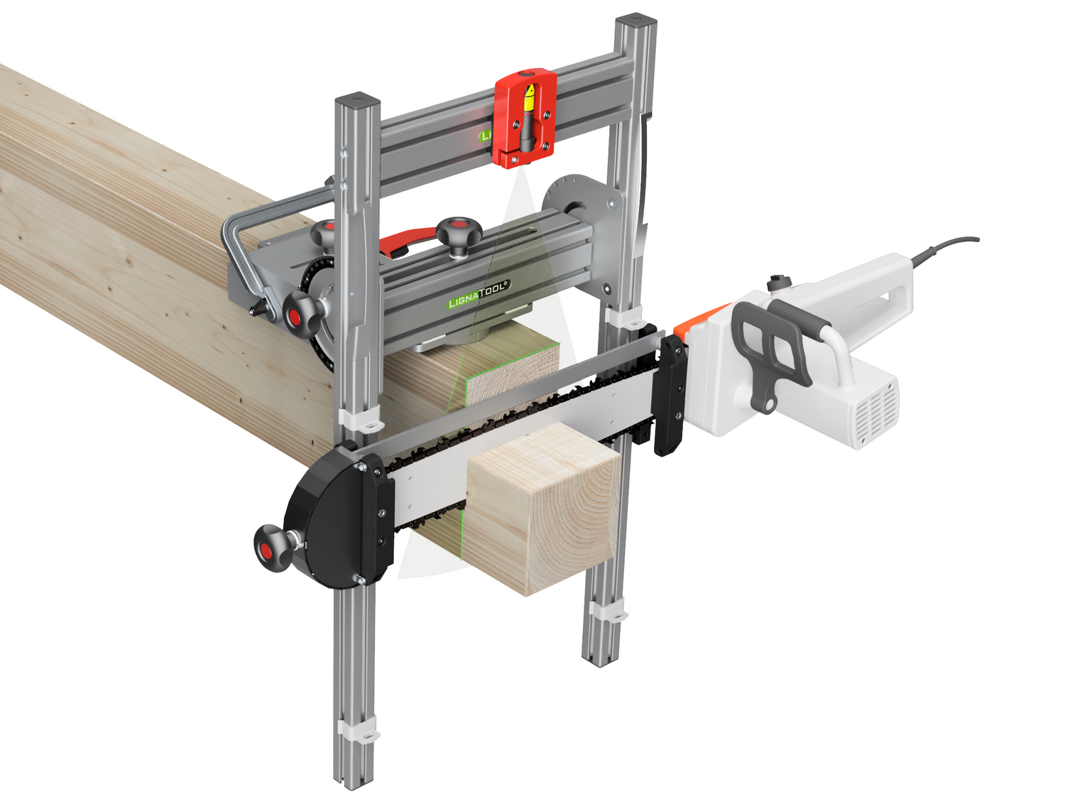 Guide de délignage pour tronçonneuse à chaîne Timberjig